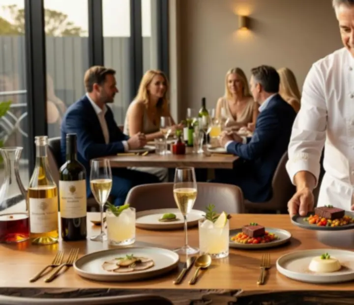 Chef plating a curated fine dining menu at GrandStackSociety